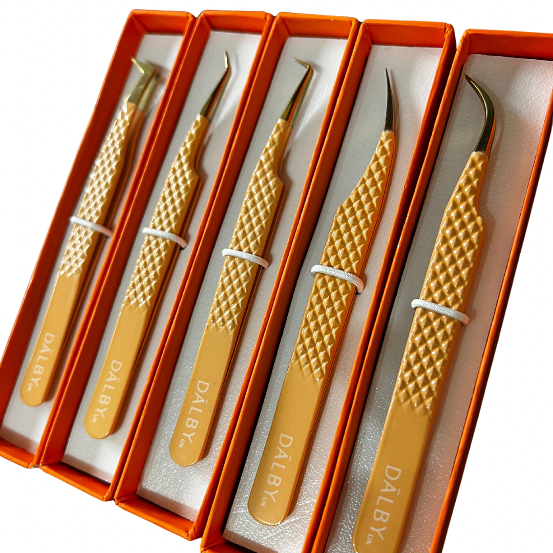 Peachy Pro-Tweezers Set (x5)