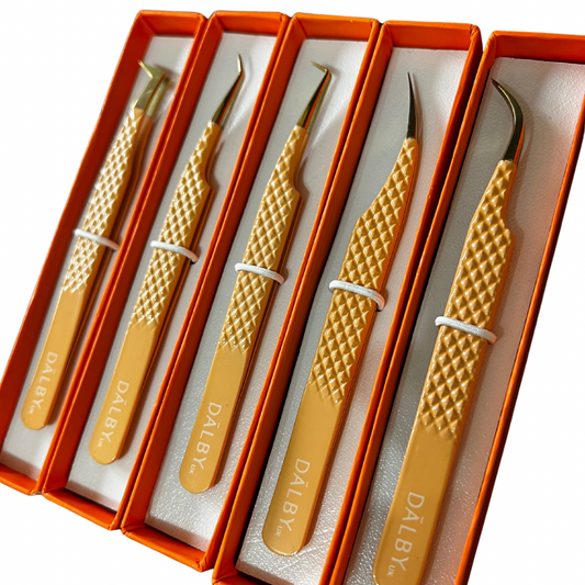 Peachy Pro-Tweezers Set (x5)