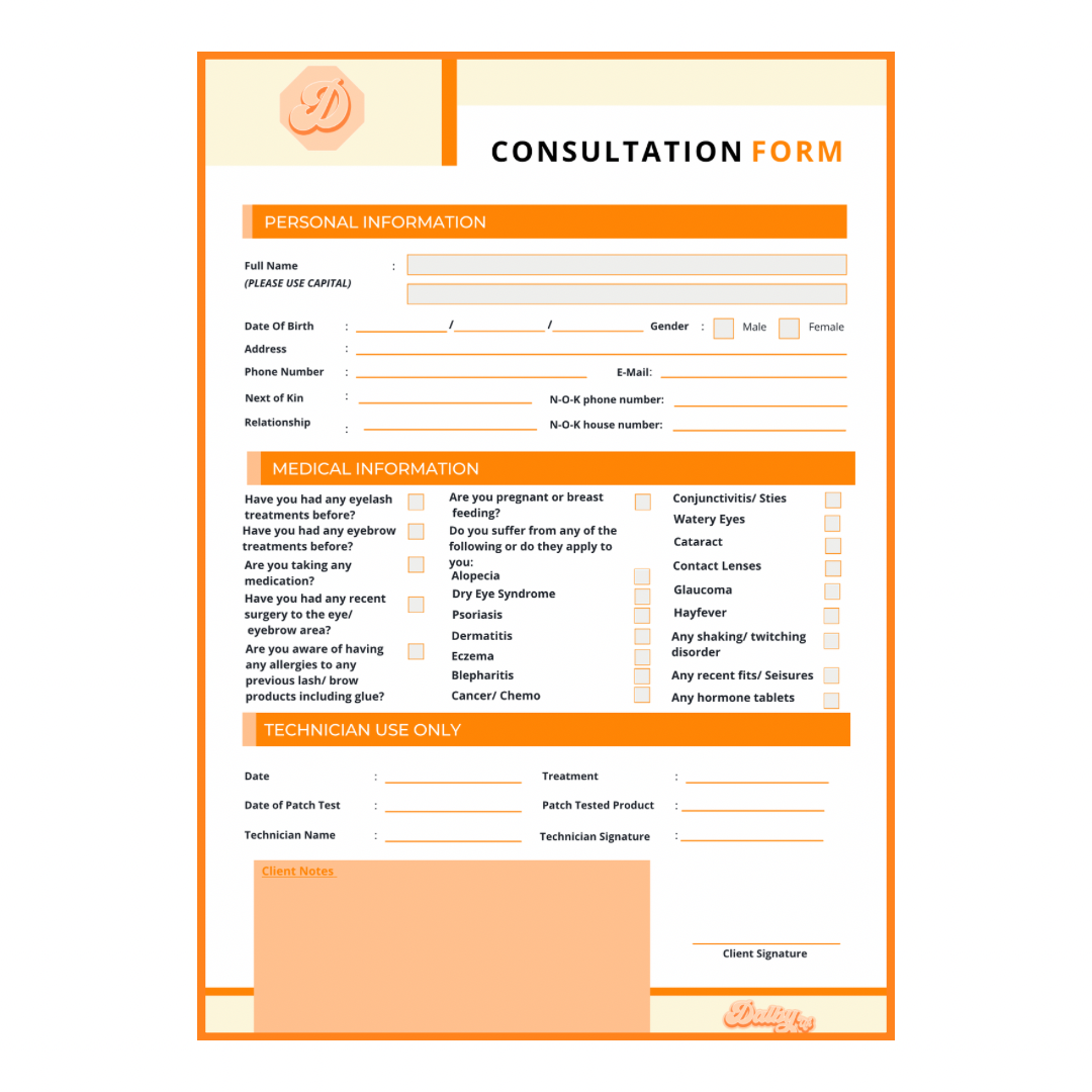 Consulation Form