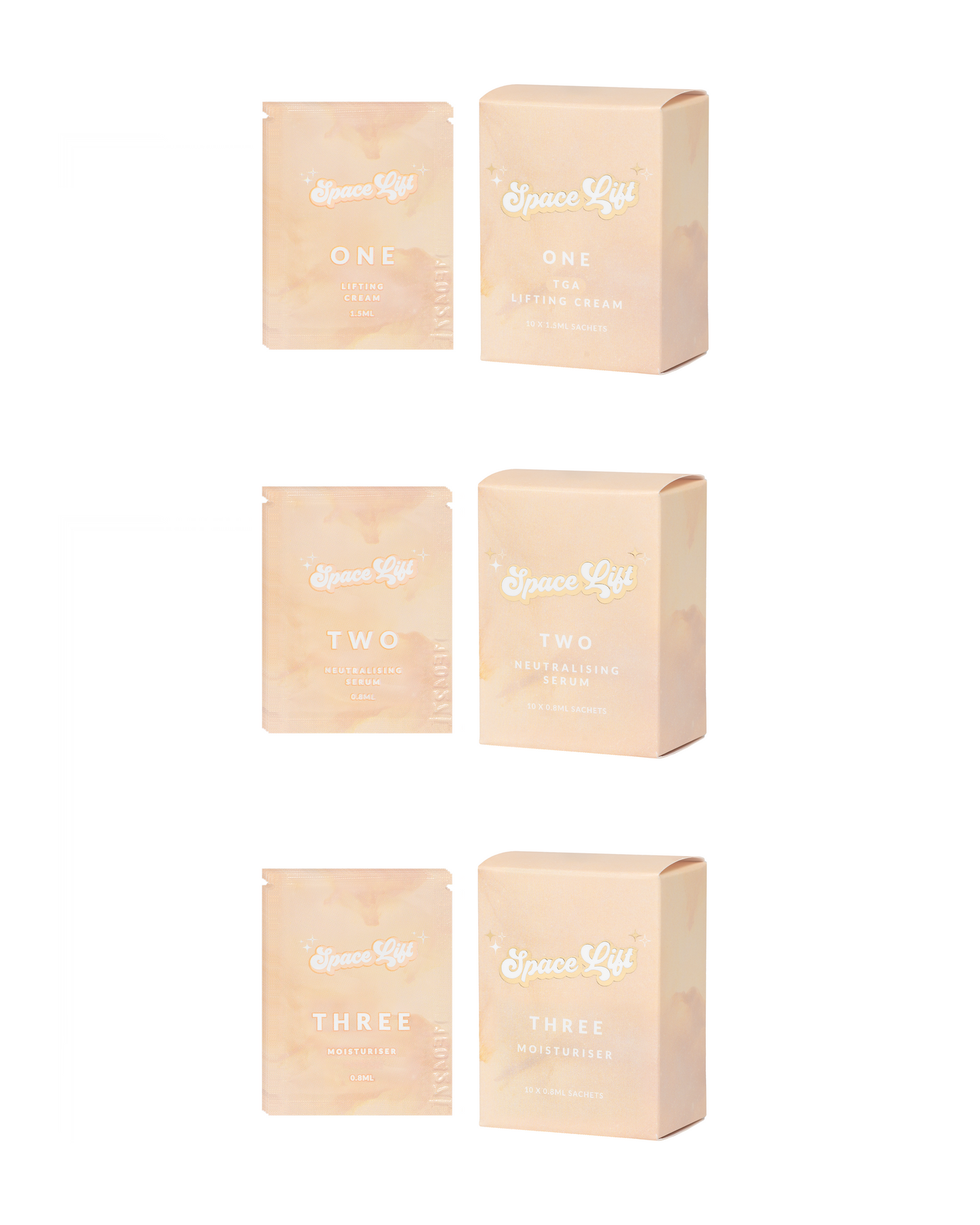 TGA Lifting Cream Step 1, 2 & 3 (30 sachets)