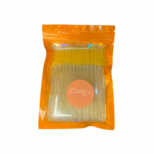 Sparkly Yellow Spoolies